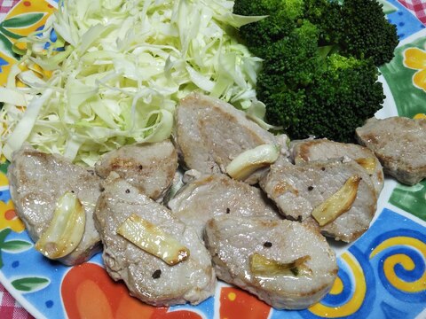 豚ヒレ肉のオリーブオイルトリュフ塩焼き☆
